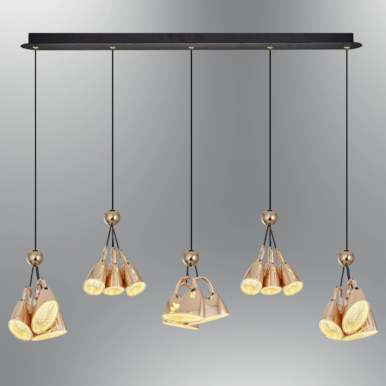 5'Lı Cog Dekoratif Led Sıralı Sarkıt