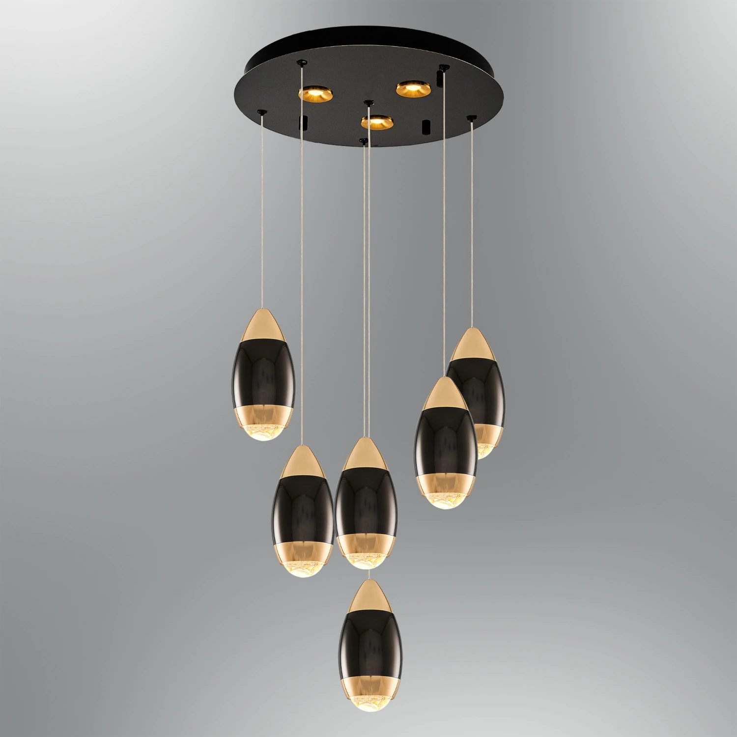 Özcan Aydınlatma 2814-6A 6'lı Dekoratif Led Avize