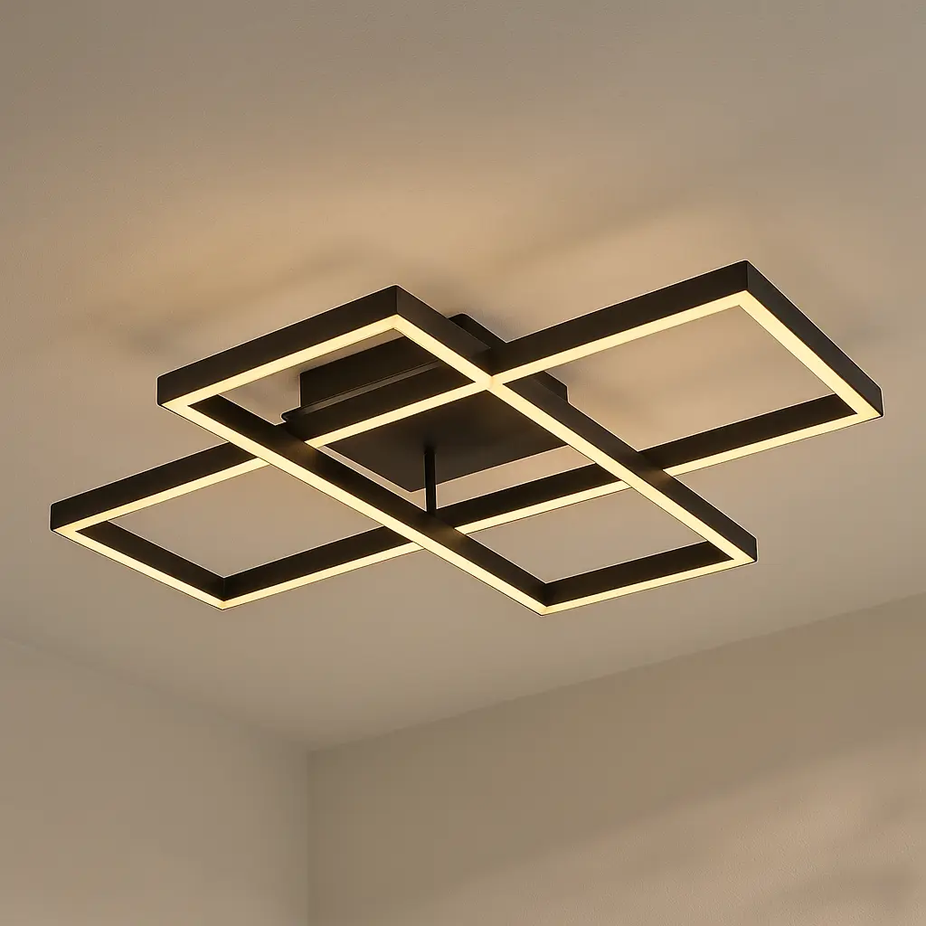 Özcan Aydınlatma 4158-1 Dekoratif Square K. Led Plafonyer