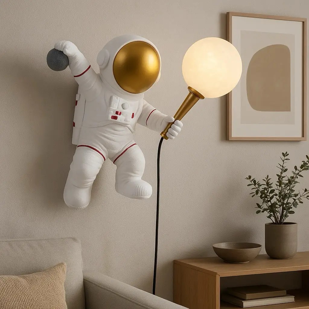 Özcan Aydınlatma 2050-3 Astronot Duvar Aplik