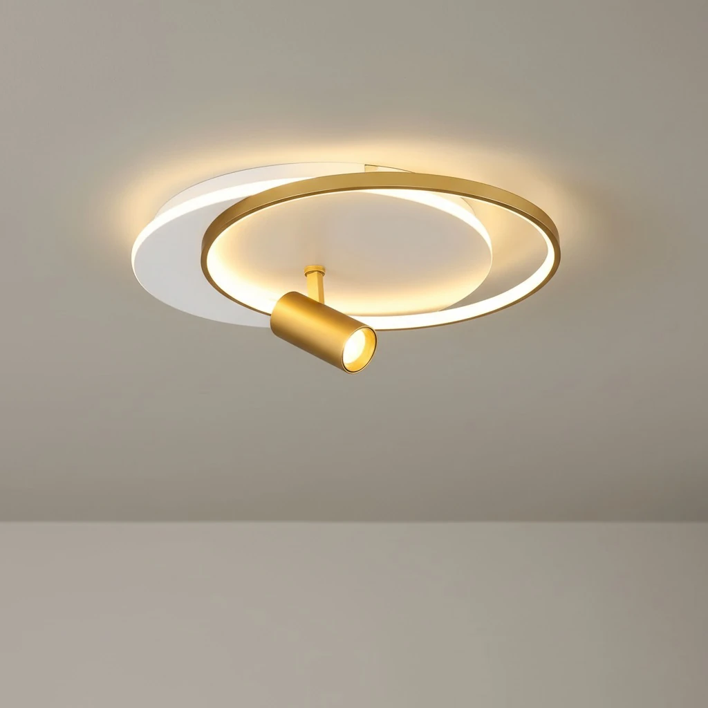 Özcan Aydınlatma 4156-3 Yuvarlak Spotlu LED Plafonyer Avize