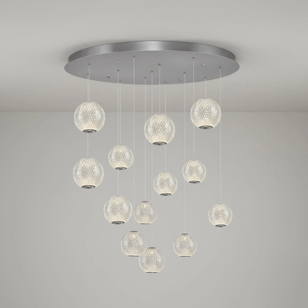 Özcan Aydınlatma 4134-13A 13'lü Merkür Led Sarkıt Avize