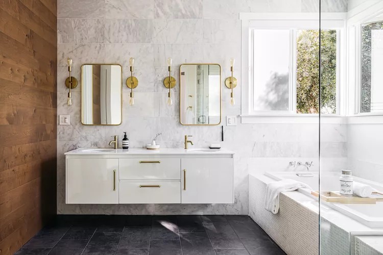Küçük Banyolar İçin En İyi Banyo Aydınlatma Fikirleri