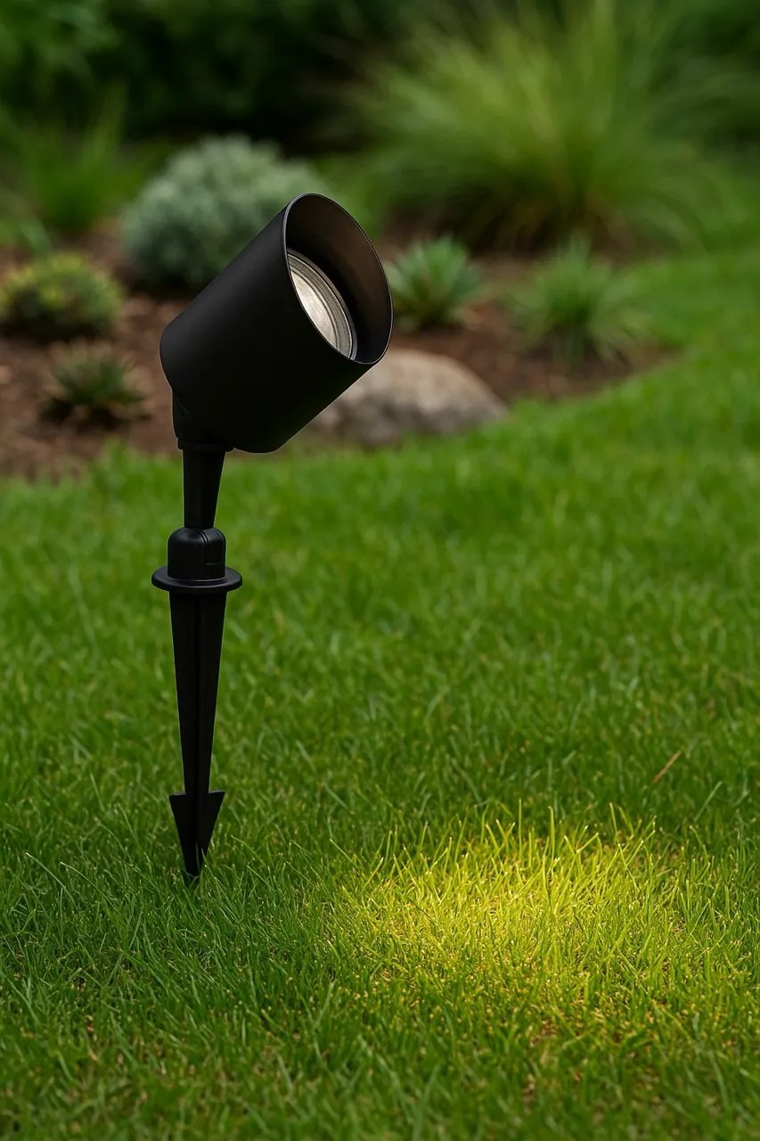 Braytron Spotlux GU10 Siyah Kazıklı Çim Spot