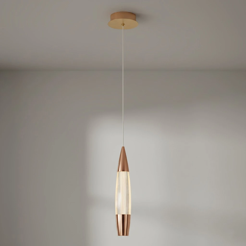 Özcan Aydınlatma 2815-1A Tekli Dekoratif Led Sarkıt Avize