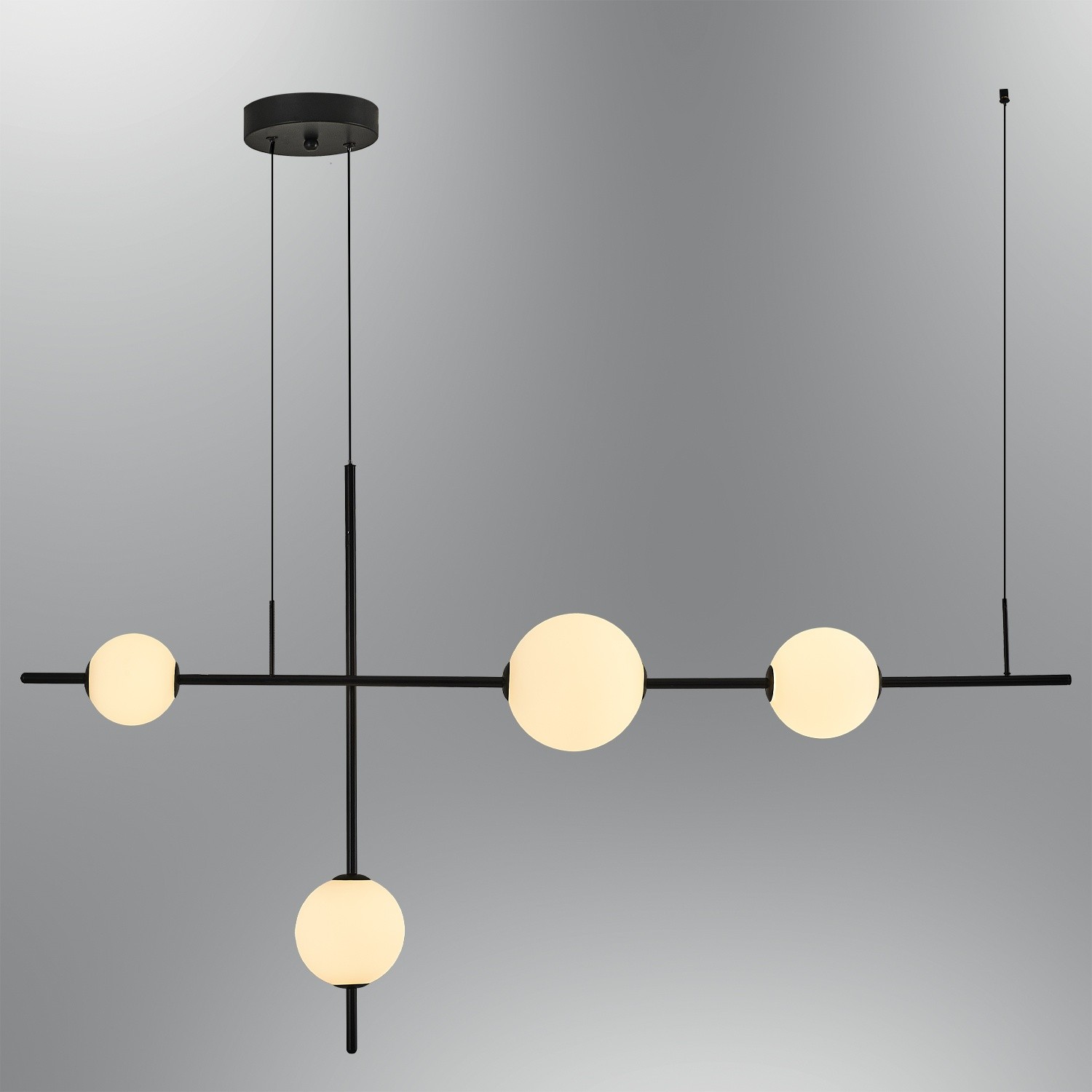 Özcan Aydınlatma 3121-4AS Dekoratif 4 Toplu Led Avize