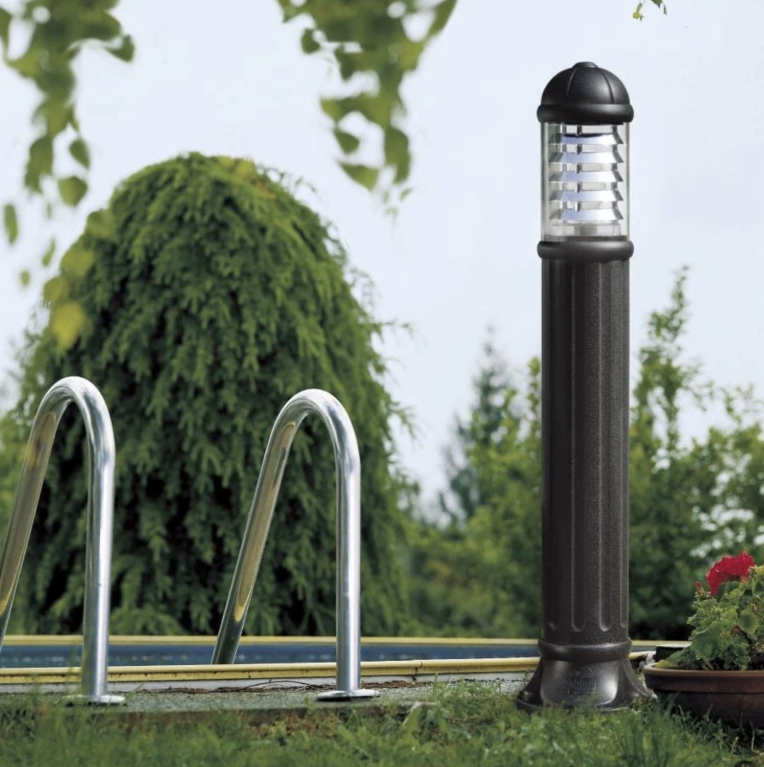 Fumagalli 800 mm Sauro Siyah Bahçe Armatür E27