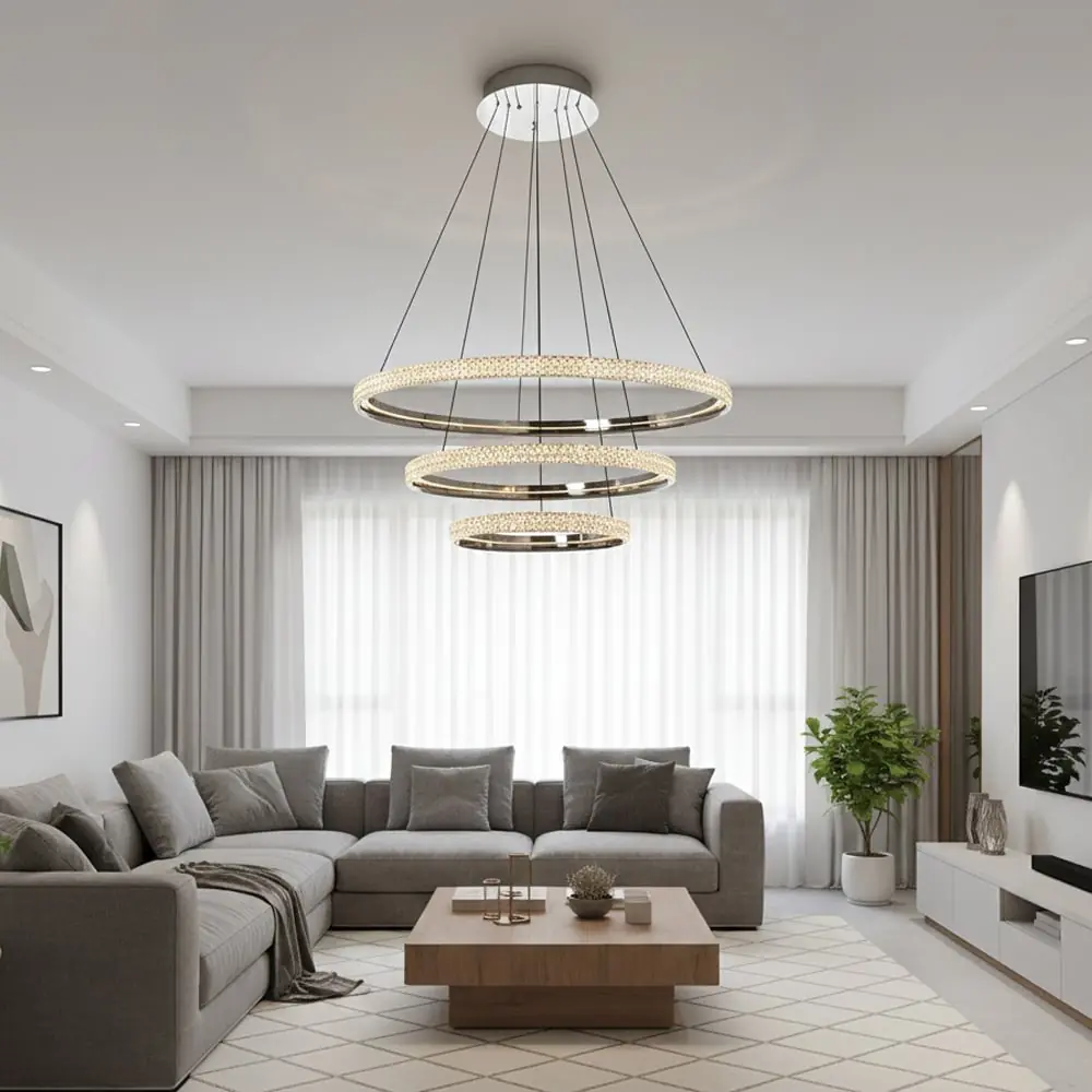 Özcan Aydınlatma Cipale Large Led Avize Kumandalı