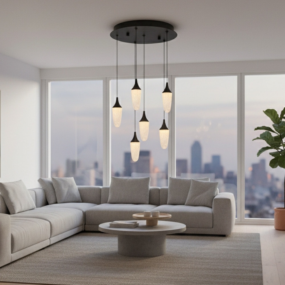 Özcan Aydınlatma 4038-6A 6'Lı Dekoratif Led Avize