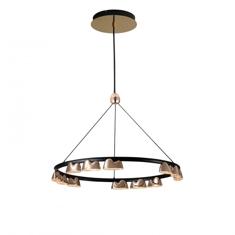 60 Cm Cog Dekoratif Led Avize