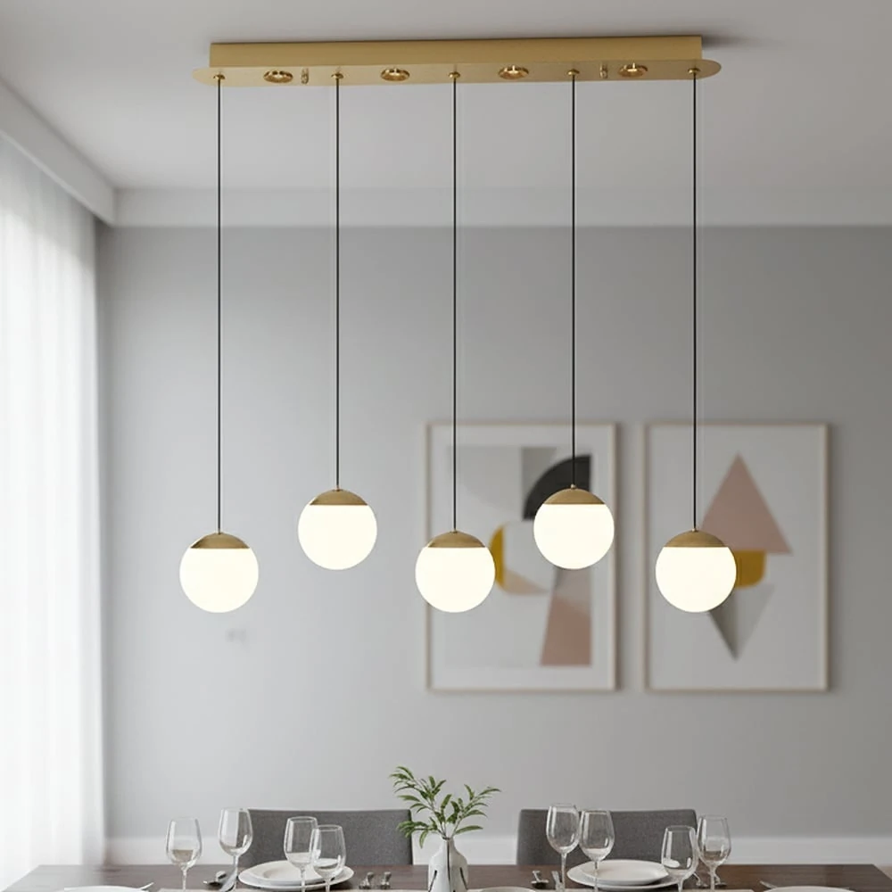 Özcan Aydınlatma 5'Li Sıralı Filime Led Avize 4130-5AS