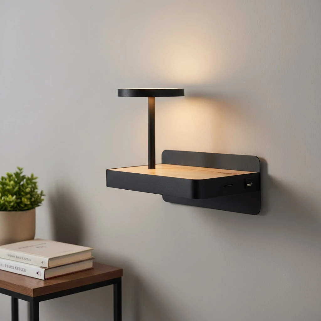 Özcan Aydınlatma 3010-2 Modern USB Girişli LED Duvar Aplik