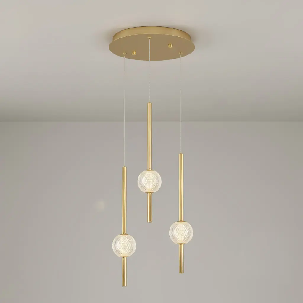 Özcan Aydınlatma 4133-3A 3'lü Modern Çubuk Led Sarkıt Avize
