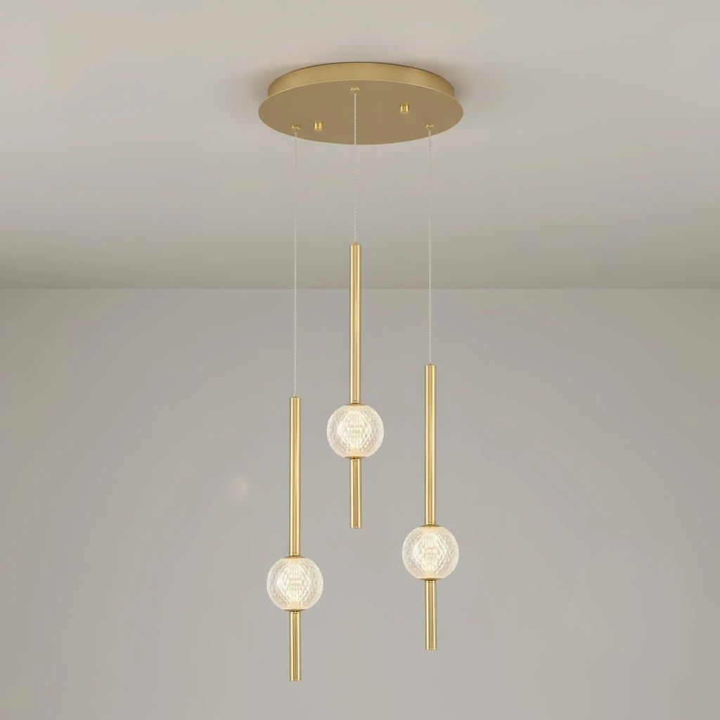 Özcan Aydınlatma 4133-3A 3'lü Modern Çubuk Led Sarkıt Avize