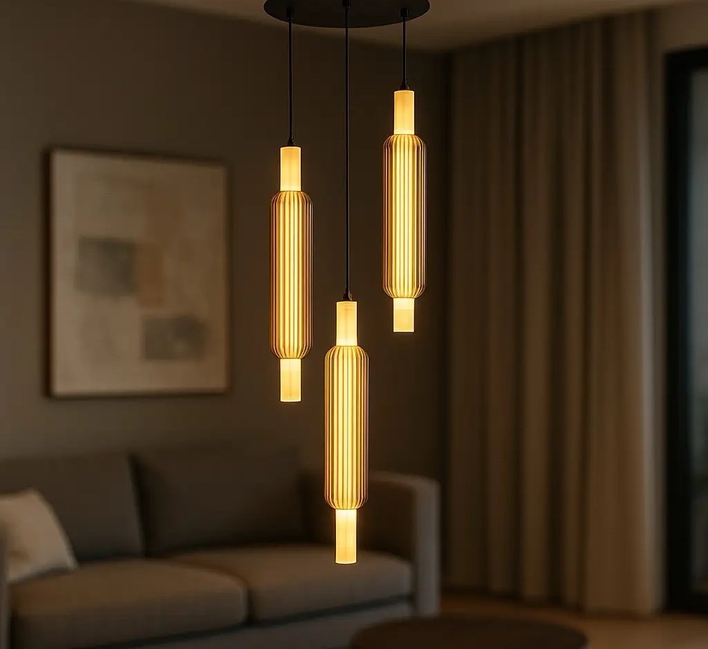 Özcan Aydınlatma 4117-3A 3'lü Dekoratif Led Avize
