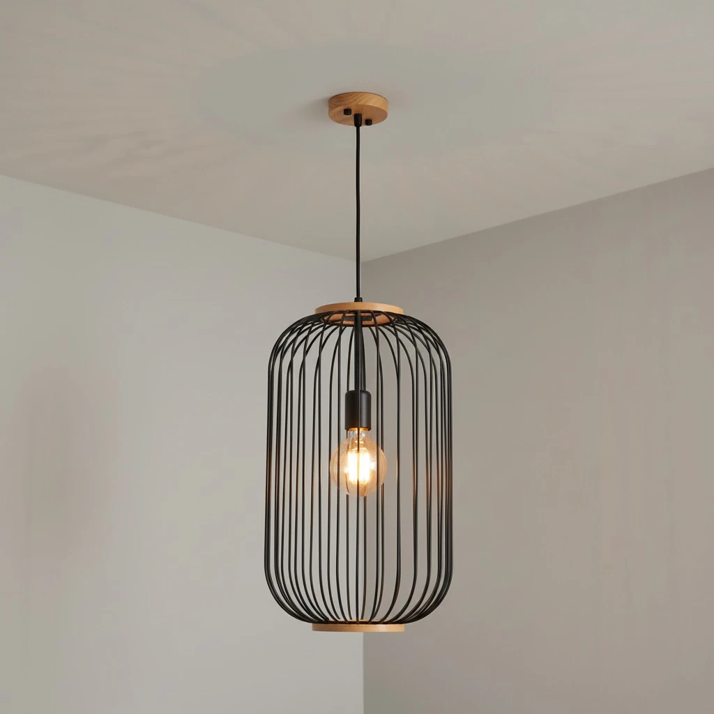 Özcan Aydınlatma 3225-3 Yuvarlak Modern Kafes Sarkıt Avize