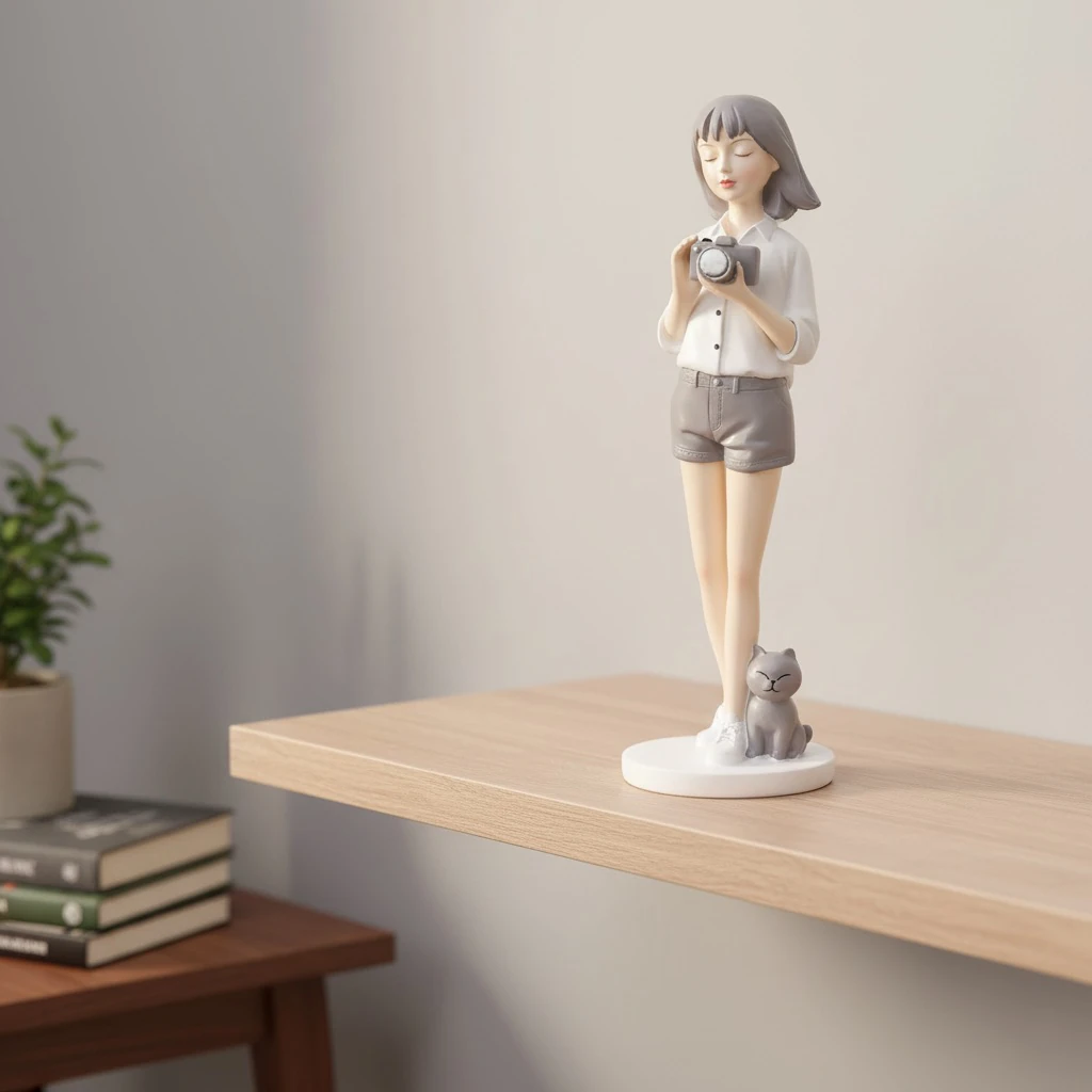 Özcan Aydınlatma 1312-5 Leydi Dekoratif Biblo 23 cm