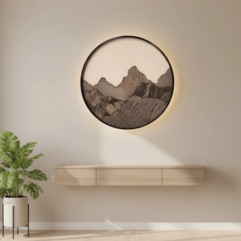 Özcan Aydınlatma Dekoratif 60 Cm Ledli Duvar Tablo 1450-09