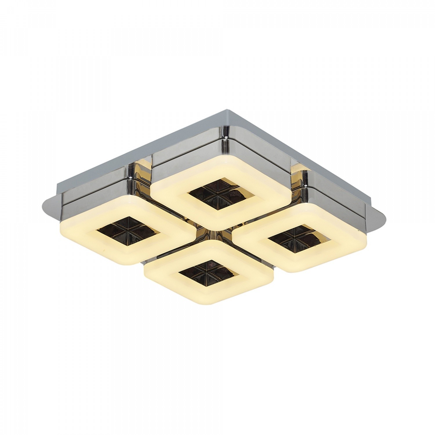 Özcan Aydınlatma 5632-4 4'lü Kare Modern LED Plafonyer Avize