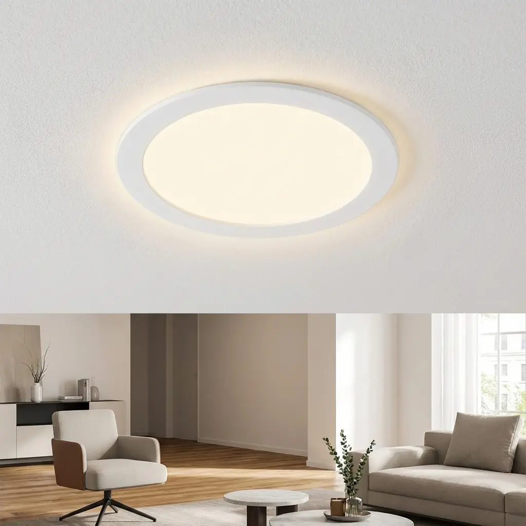 Modesco 9W Sıva Altı Yuvarlak Led Panel - 3000K