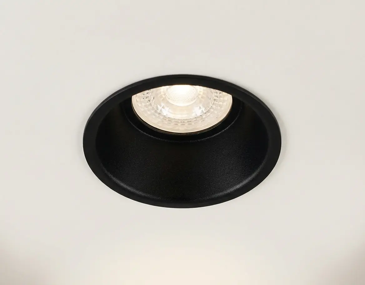 jupiter Sıva Altı Yuvarlak Sabit Spot - Siyah