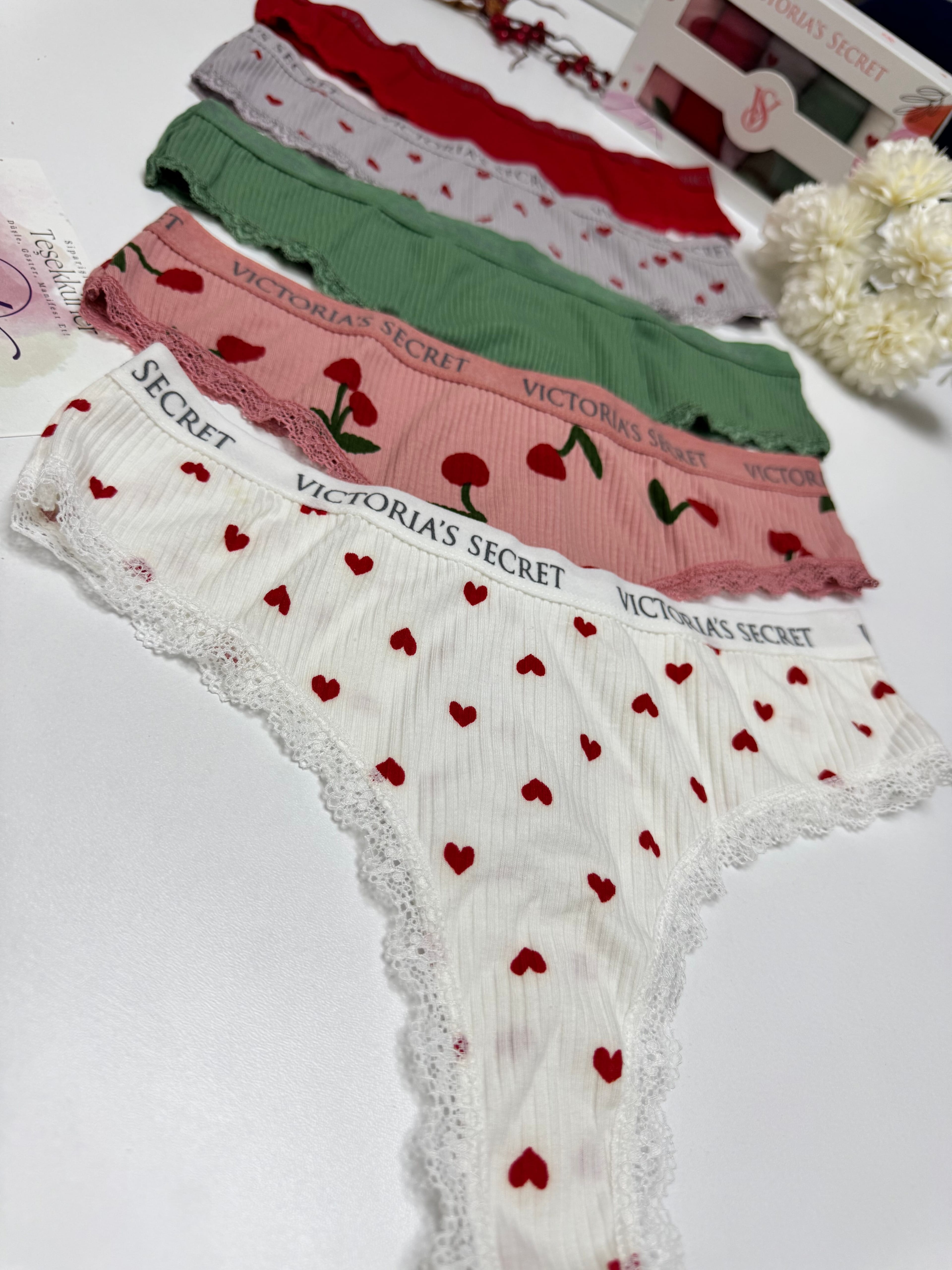 VS Baskılı 5'li Kutulu Tanga Set