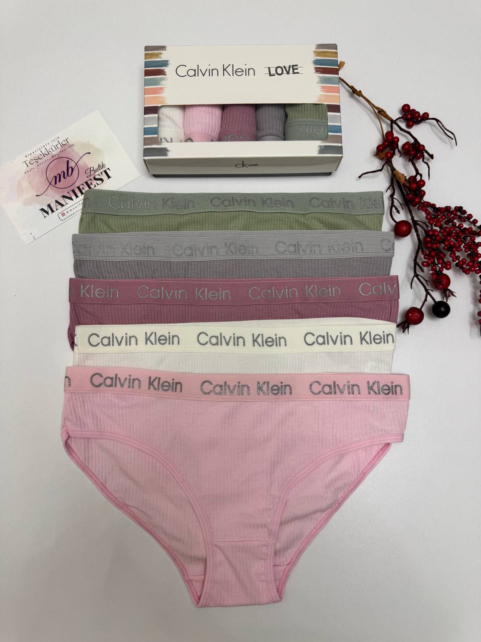 CK Kaşkorse 5'li Kutulu Külot Set