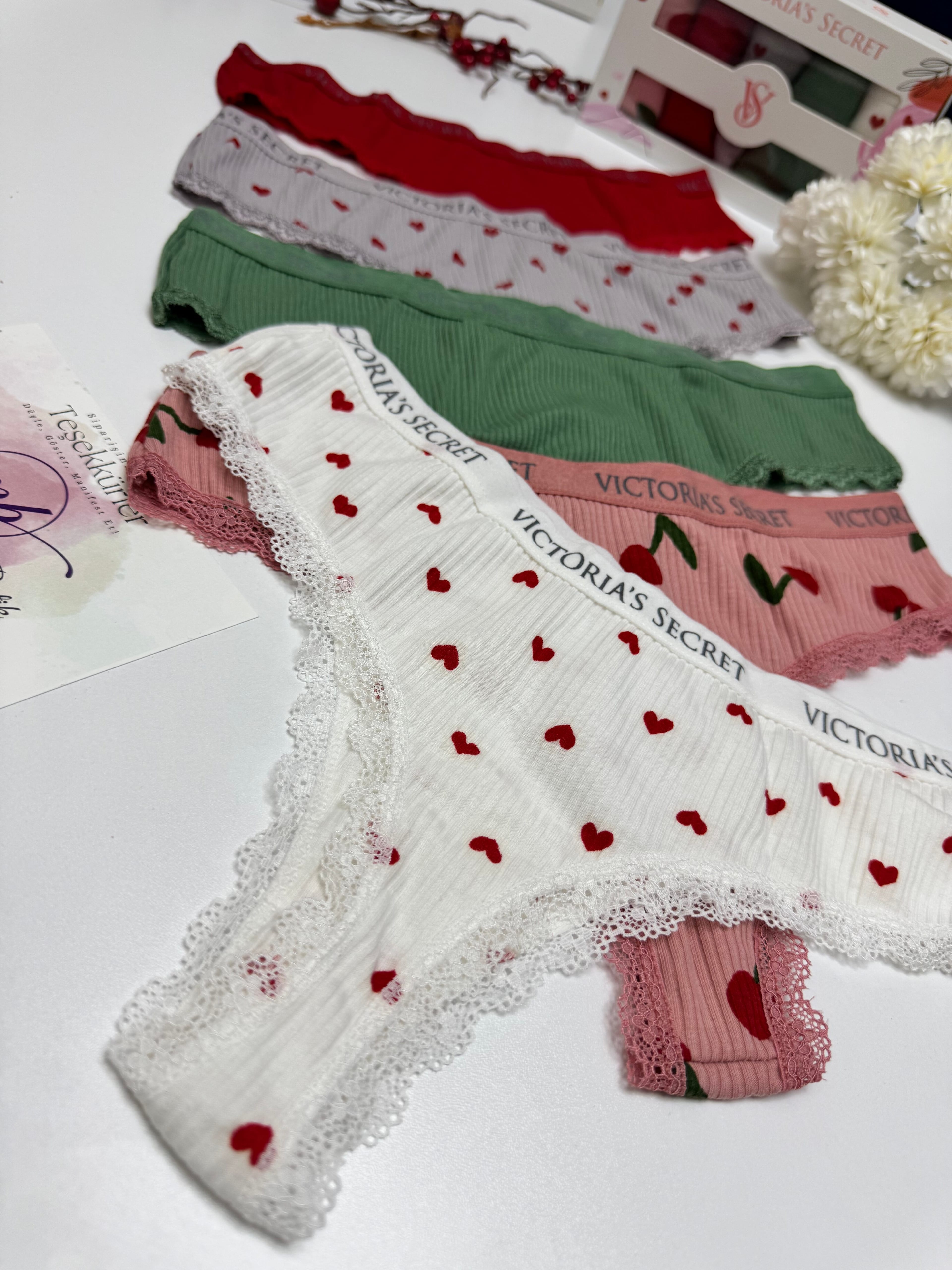 VS Baskılı 5'li Kutulu Tanga Set
