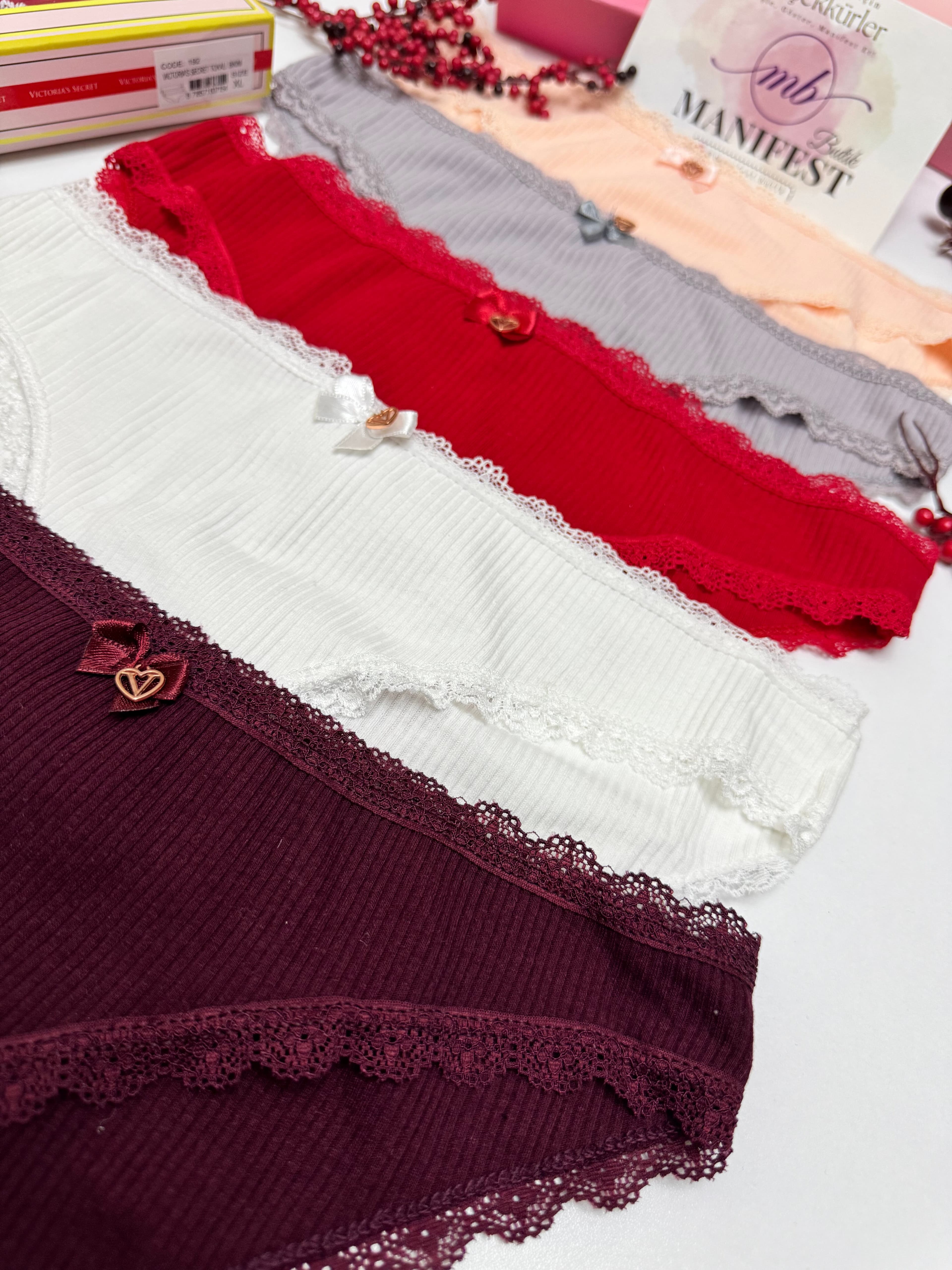 VS Tokalı 5'li Kutulu Bikini Külot Set