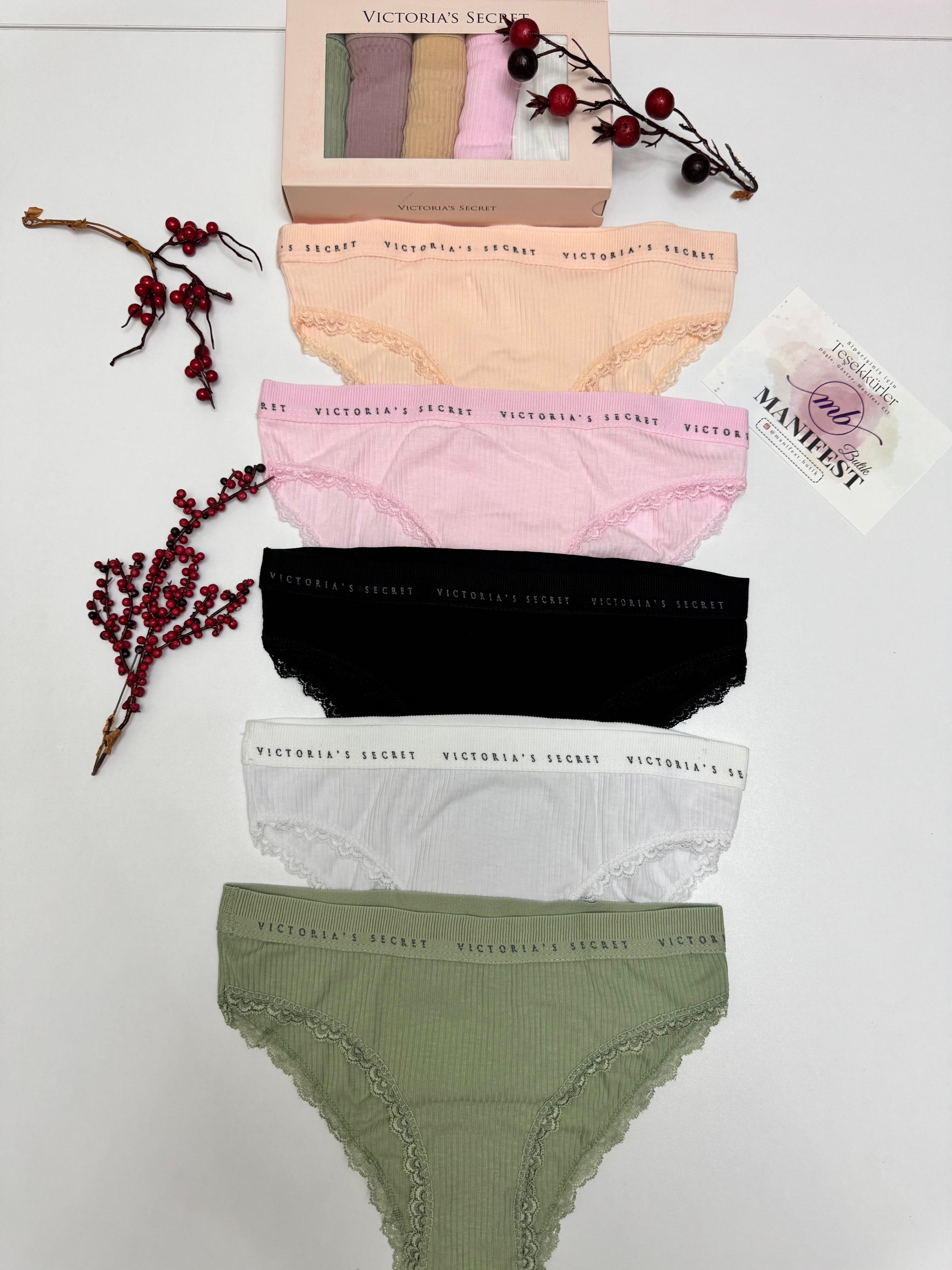 VS Kaşkorse 5'li Kutulu Bikini Külot Set