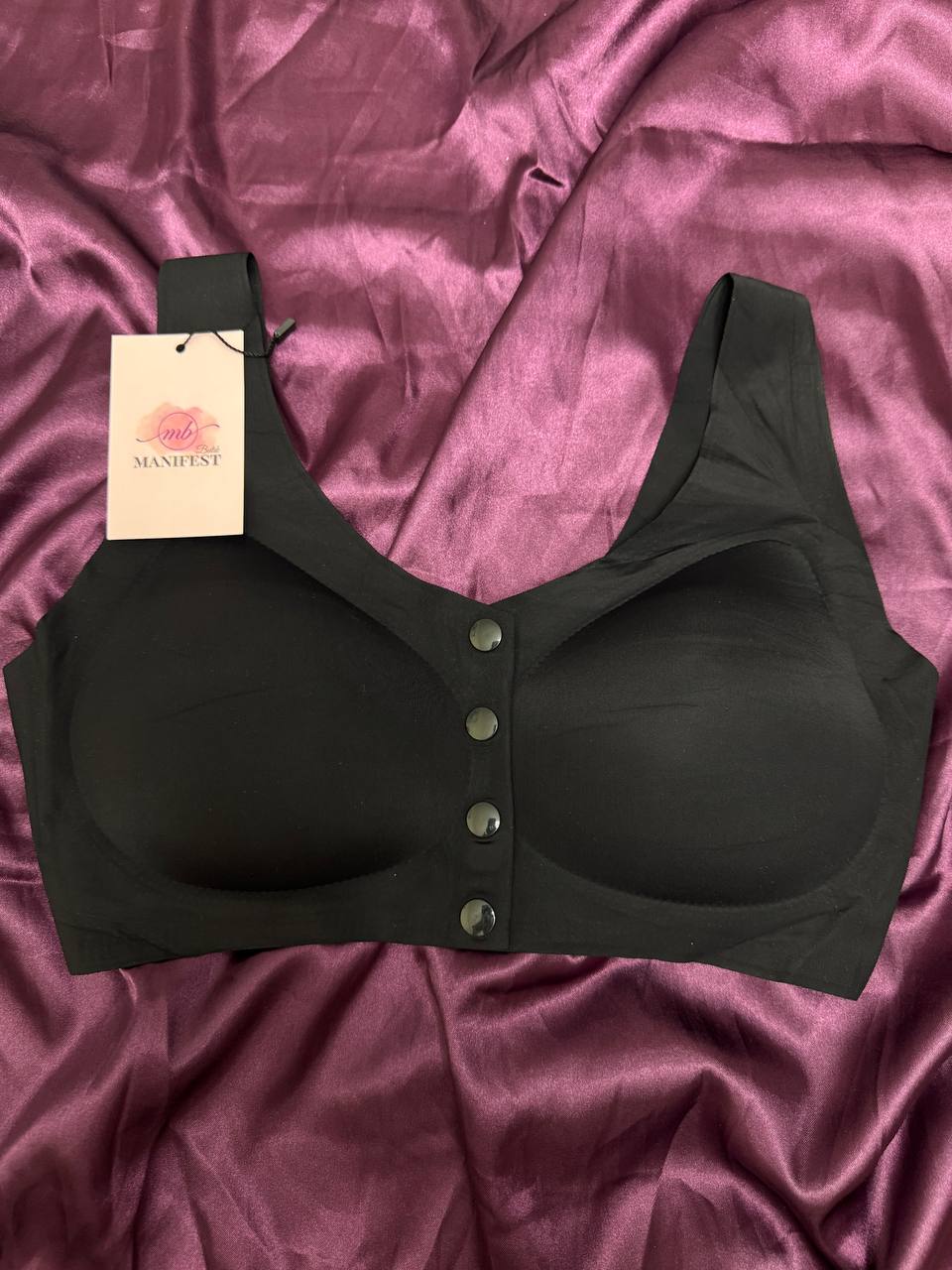 Lazer Kesim Hayalet Sütyen - SİYAH