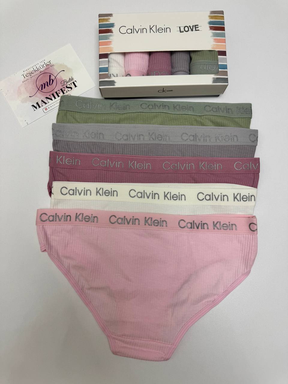 CK Kaşkorse 5'li Kutulu Külot Set