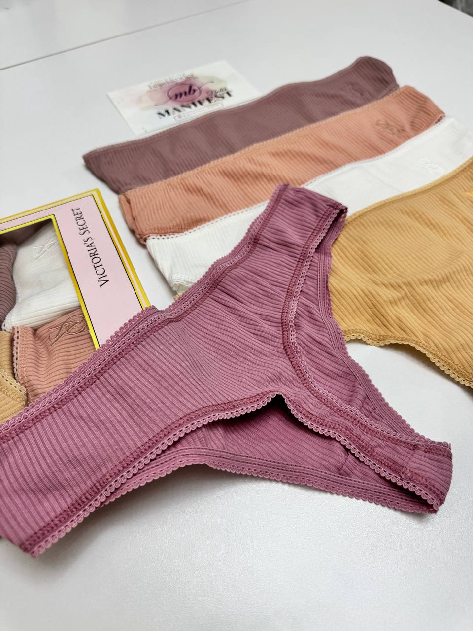 VS Nakışlı 5'li Kutulu Tanga Set