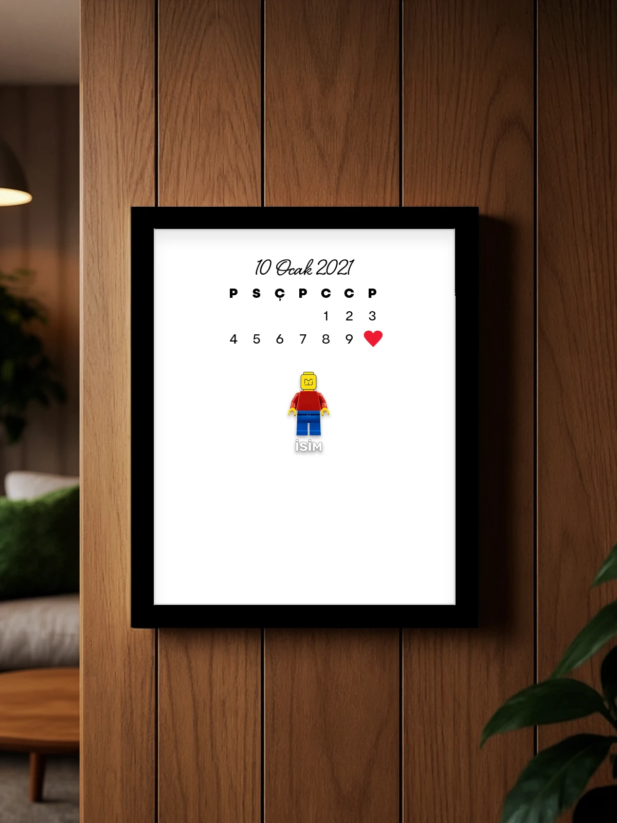 15x21 Özel Tarih Tablo