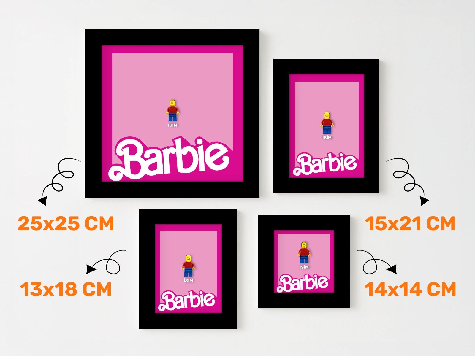 Mini Figürle Barbie Tablo