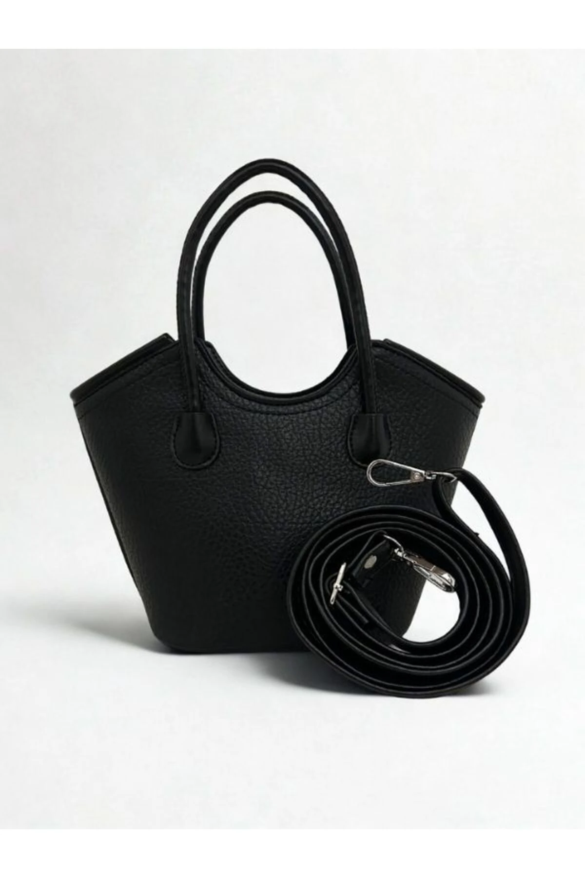 Kadın Vanta Omuz Askılı Kova Formlu El Çantası 1011-1