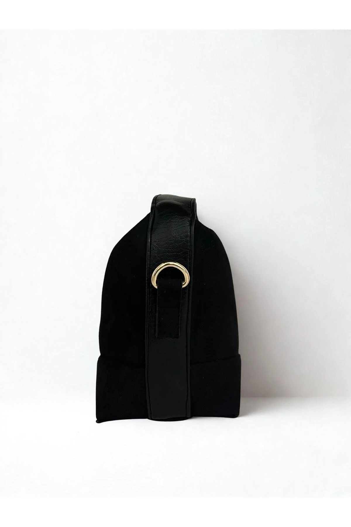 Kadın Kilitli Süet El ve Omuz Çantası 1014