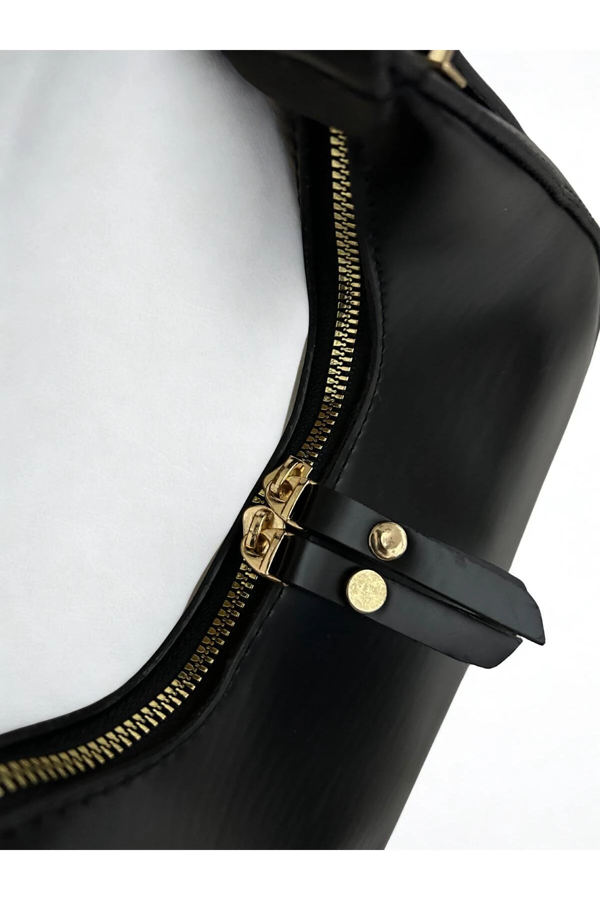 Kadın Goldine Siyah El ve Omuz Çantası