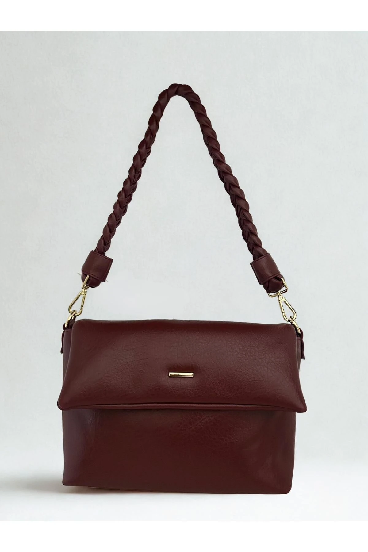 Örgü Kulp Detaylı Seyun Kadın Omuz Çantası 1015