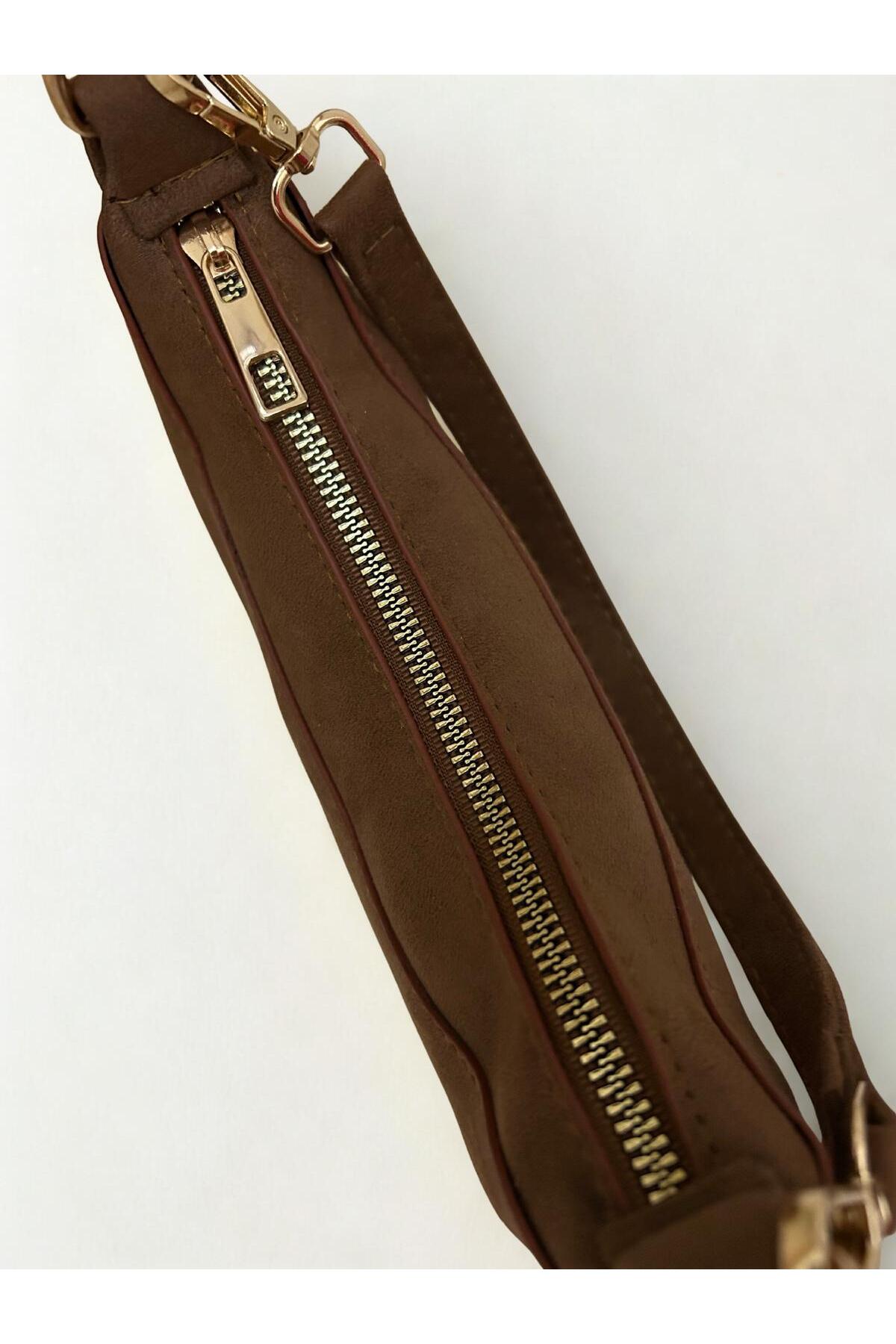 Yay Kavisli Noir Baget Kadın Omuz ve El Çantası