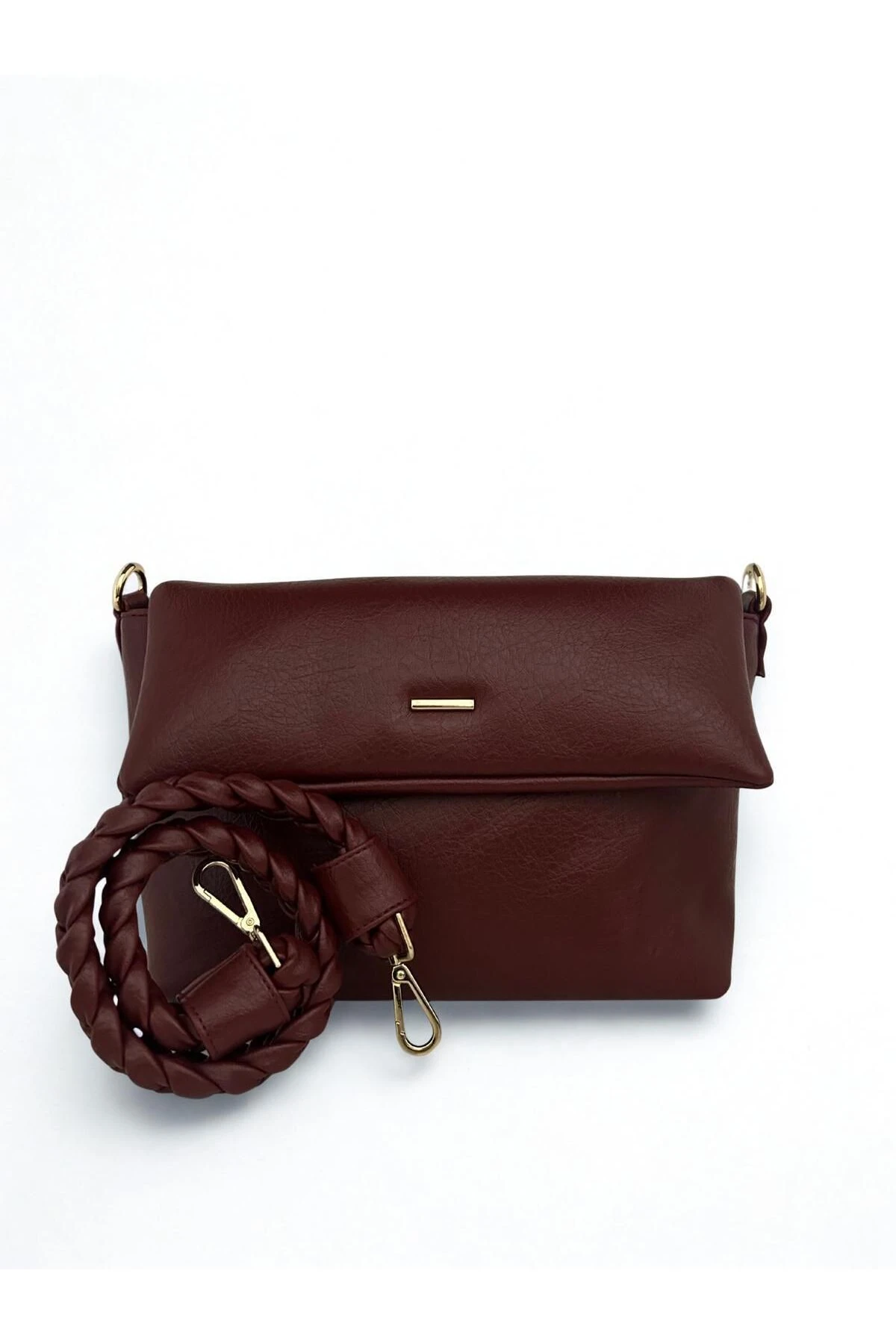 Örgü Kulp Detaylı Seyun Kadın Omuz Çantası 1015