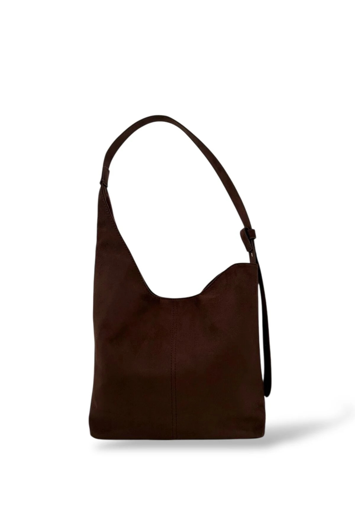 Kadın Ghise Süet Asimetrik El ve Omuz Çantası 1023