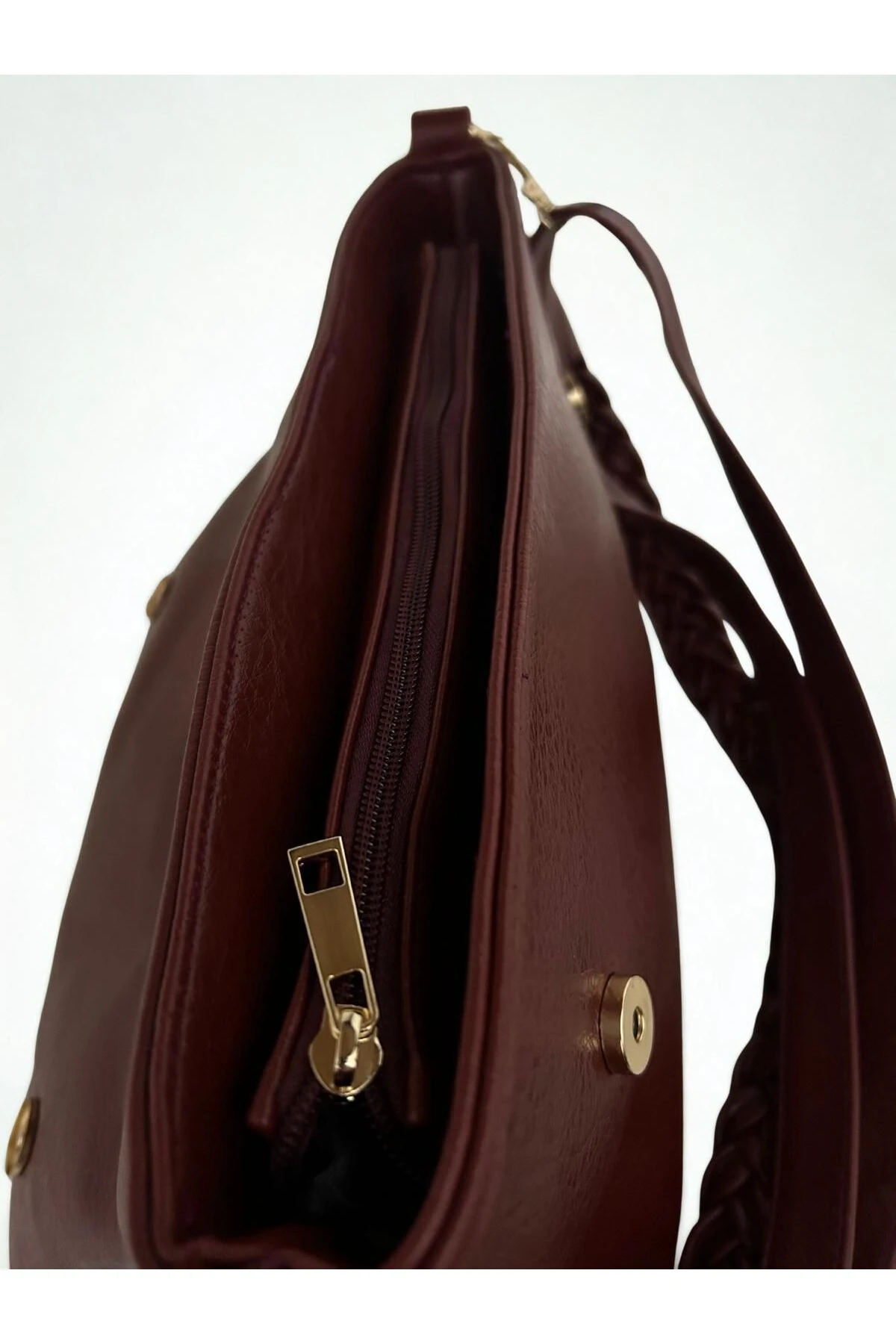 Örgü Kulp Detaylı Seyun Kadın Omuz Çantası 1015