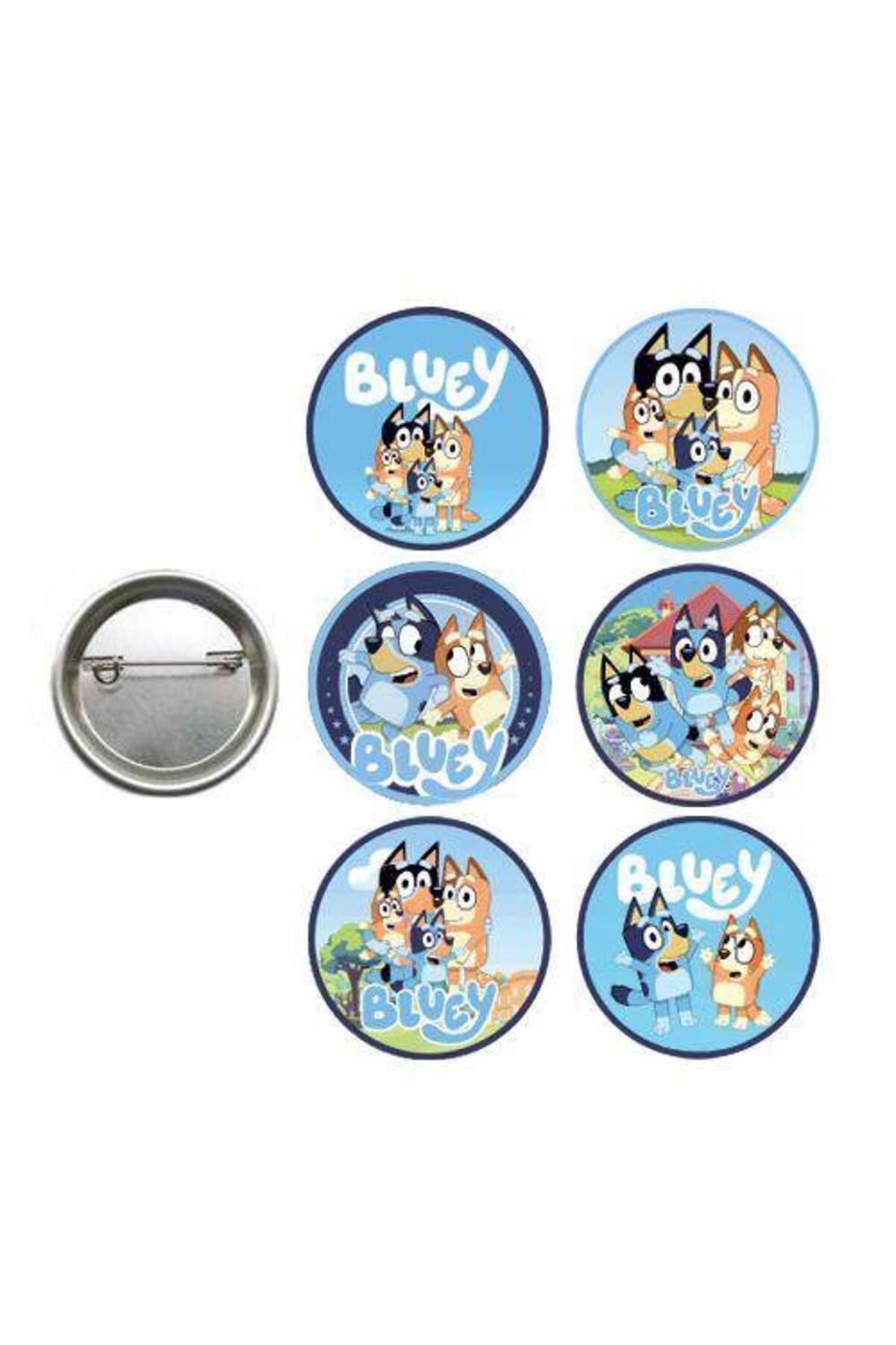 Bluey Rozeti 6 Adet