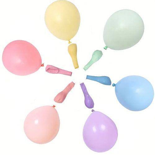 6 inç Makaron Balon Karışık 20 Adet
