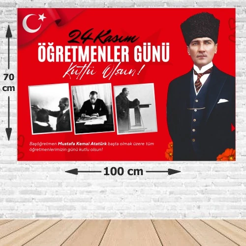 Öğretmenler Günü Afişi 70*100 cm -  Model 3 