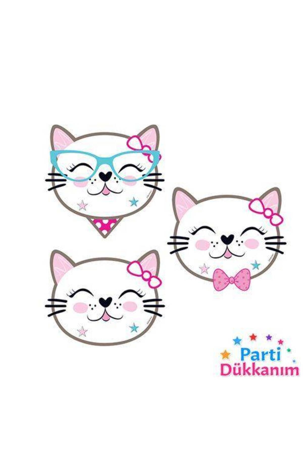 Miss Cat Kedi Tema Aksesuarı 8 Adet