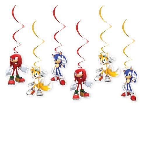 Sonic Boom 6'lı Asma Süs 