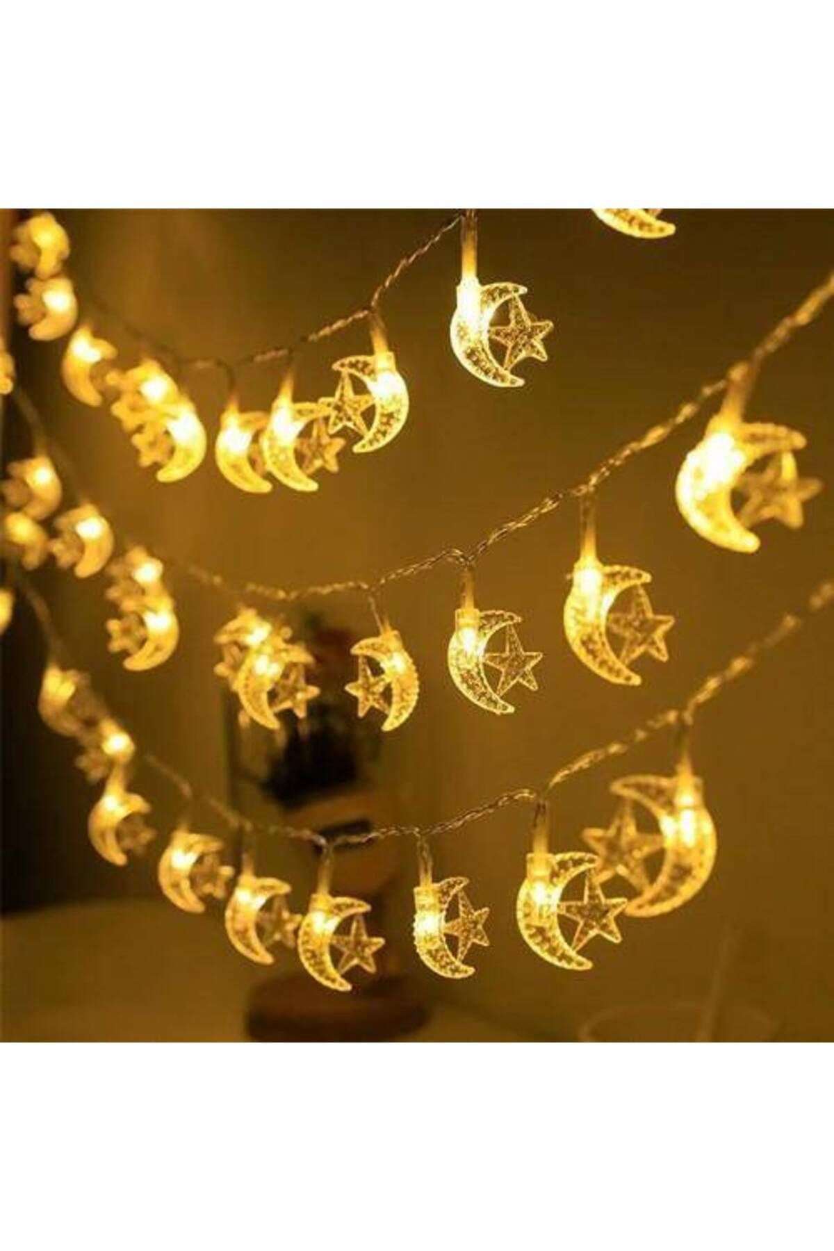 3 Metre Gün Işığı Renk Ay Yıldız Led Işık