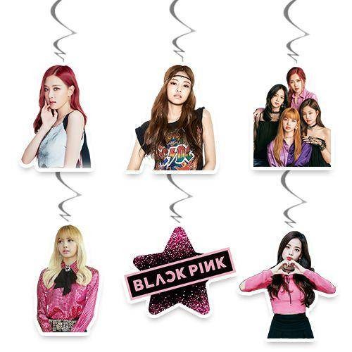 Black Pink 6'lı Asma Süs 